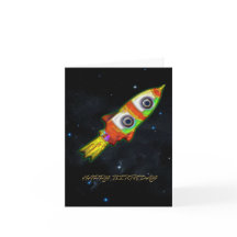 TARJETA DE CUMPLEAÑOS DE CONEXIÓN ESPACIAL