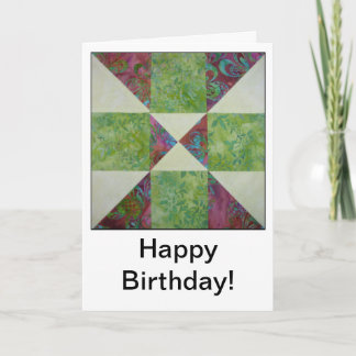 Tarjeta de cumpleaños de cotizaciones de bloques d