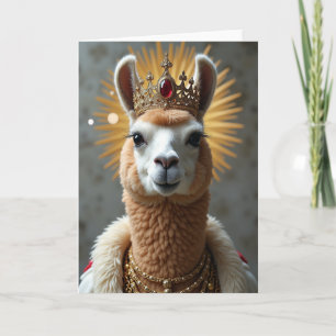 Tarjeta de cumpleaños de criatura real