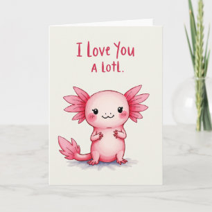 Tarjeta de cumpleaños de criatura rosa dulce