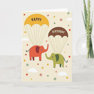 Tarjeta de cumpleaños de criaturas dulces