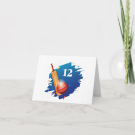 Tarjeta de cumpleaños de cricket - 12