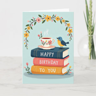 Tarjeta de cumpleaños de cuento