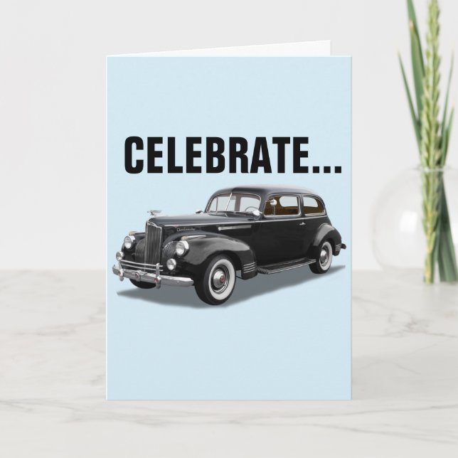TARJETA DE CUMPLEAÑOS DE CUMPLEAÑOS CLÁSICOS (Anverso)