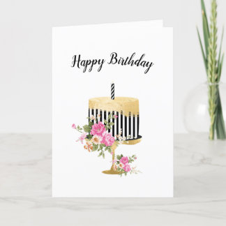 Tarjeta de cumpleaños de cumpleaños feliz de paste