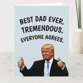 TARJETA DE CUMPLEAÑOS DE DAD TRUMP