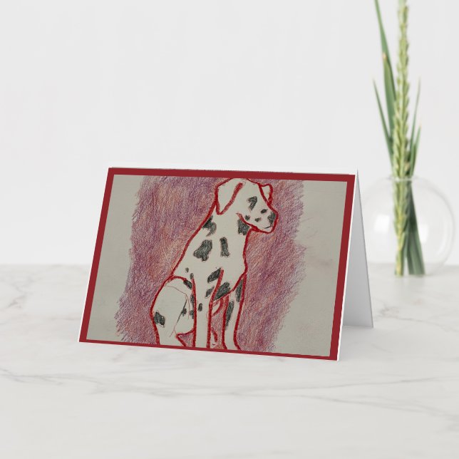 Tarjeta de cumpleaños de Dalmacia (Anverso)