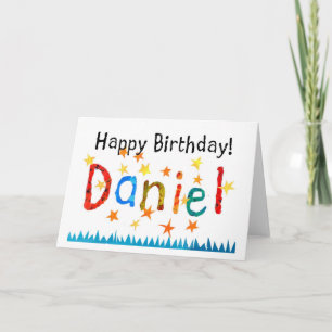 Tarjeta de cumpleaños de "Daniel"