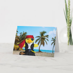 Tarjeta de cumpleaños de Danny Duck el Pirata