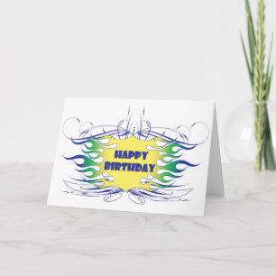 Tarjeta de cumpleaños de detalles finos