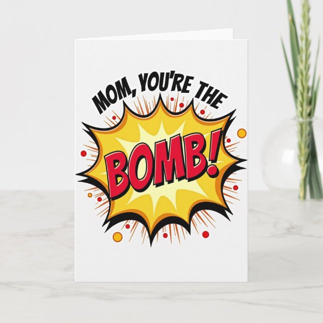 Tarjeta de Cumpleaños de Día de la Madre de Estilo (Anverso)
