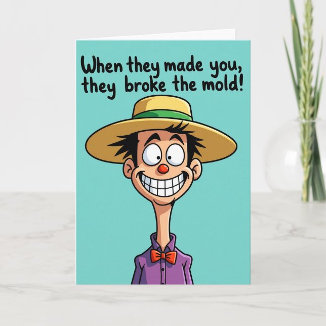 Tarjeta de cumpleaños de dibujos animados dulce (Anverso)