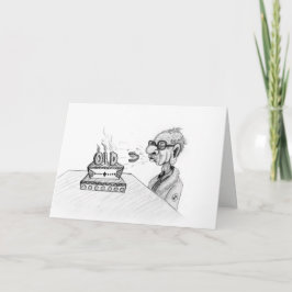 Tarjeta de cumpleaños de dientes voladores