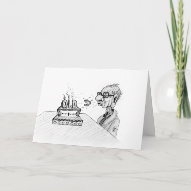 Tarjeta de cumpleaños de dientes voladores (Anverso)