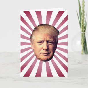 TARJETA DE CUMPLEAÑOS DE DONALD TRUMP