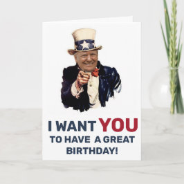 TARJETA DE CUMPLEAÑOS DE DONALD TRUMP ANIVERSARIO