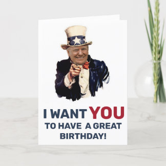 TARJETA DE CUMPLEAÑOS DE DONALD TRUMP ANIVERSARIO