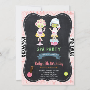 Tarjeta de cumpleaños de dormitorio de spa lindo