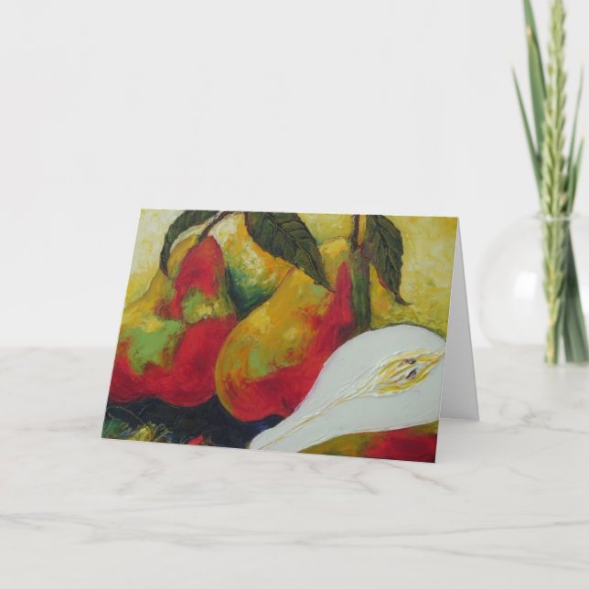 Tarjeta de cumpleaños de dos y medio peras (Anverso)