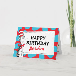 Tarjeta de cumpleaños de Dr. Seuss   ¡Feliz cumple