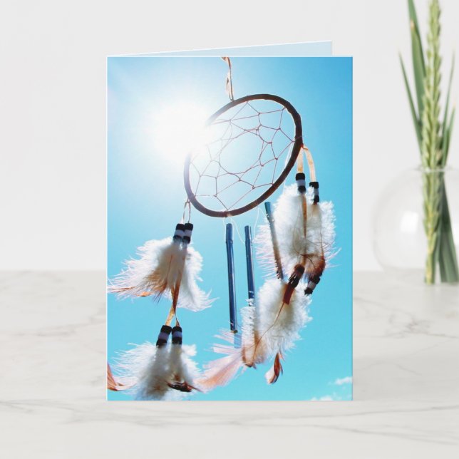 TARJETA DE CUMPLEAÑOS DE DREAM CATCHER (Anverso)