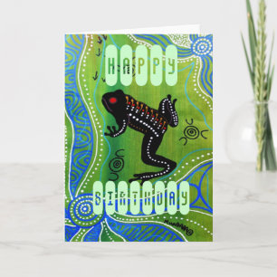 Tarjeta de cumpleaños de Dreaming de Rana