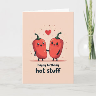 Tarjeta de cumpleaños de dulce vegetal