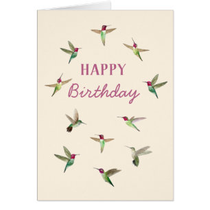 Tarjeta de cumpleaños de Ecru Anna