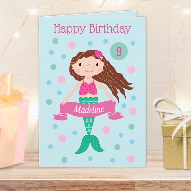Tarjeta de cumpleaños de edad y nombre personaliza (Subido por el creador)