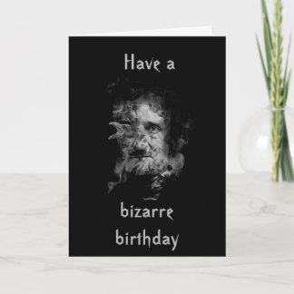 Tarjeta de cumpleaños de Edgar Allan Poe (cubierta