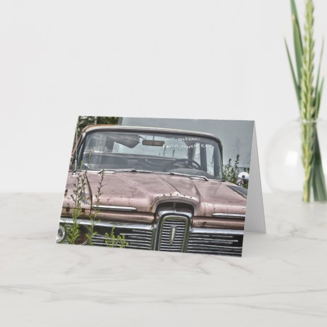 Tarjeta de cumpleaños de Edsel (Anverso)