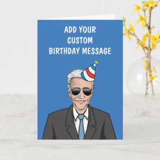 Tarjeta de cumpleaños de elección personalizada