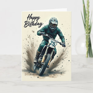 Tarjeta de cumpleaños de emoción todoterreno