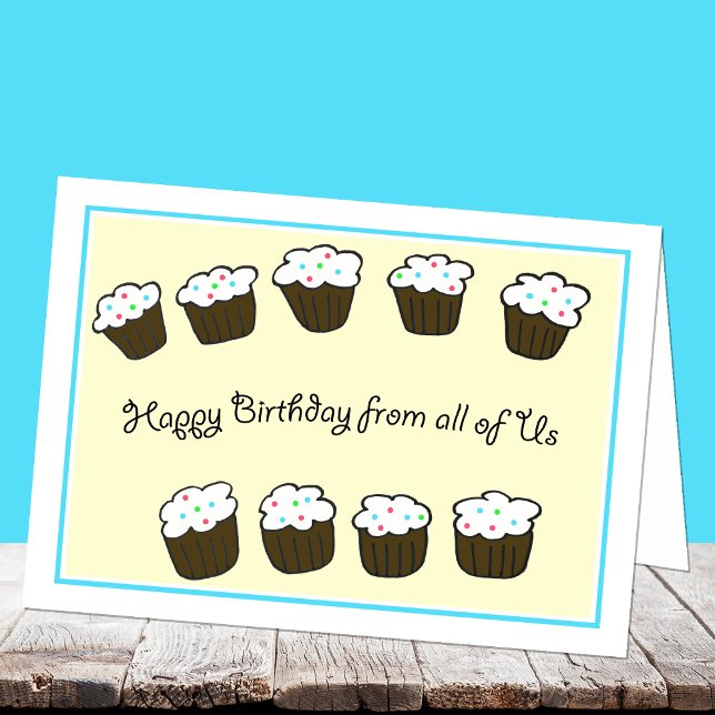 Tarjeta de cumpleaños de empresa de grupo (Subido por el creador)