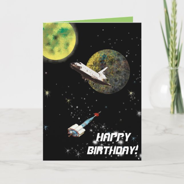 Tarjeta de cumpleaños de envío espacial (Anverso)