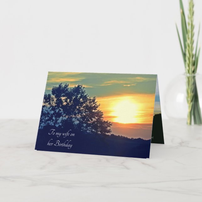 TARJETA DE CUMPLEAÑOS DE ES POSO A ESPOSA (Anverso)