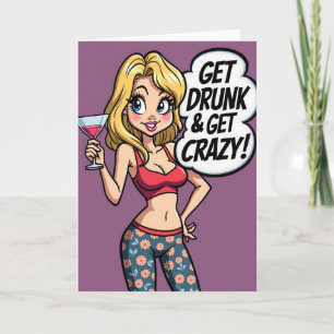 Tarjeta de cumpleaños de estilo floral