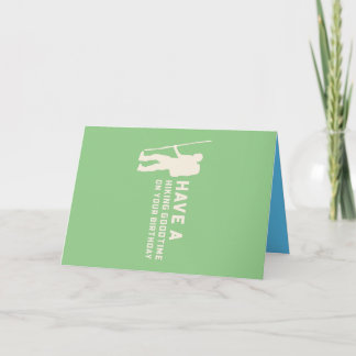 tarjeta de cumpleaños de excursión