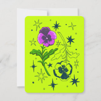 Tarjeta de cumpleaños de febrero (Violet)
