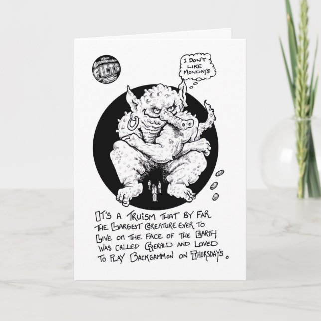 Tarjeta de cumpleaños de FICTS "Gerald" (Anverso)