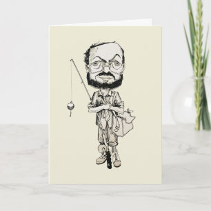 Tarjeta de cumpleaños de Fisherman