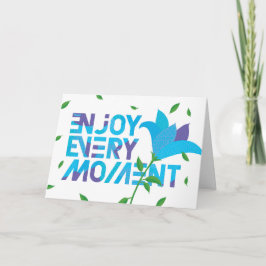 Tarjeta de cumpleaños de flor