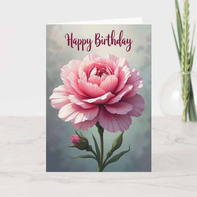 Tarjeta de cumpleaños de flor dulce en flor (Anverso)