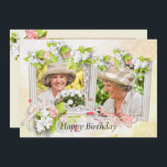 Tarjeta de cumpleaños de foto de Shabby Chic<br><div class="desc">Tarjeta de cumpleaños de foto de Shabby Chic</div>