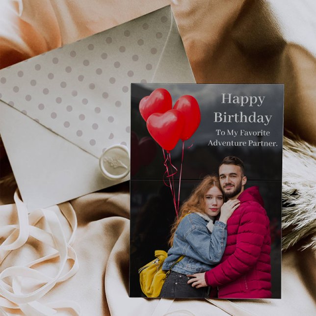 Tarjeta de cumpleaños de foto personalizada (Personalised Photo Birthday Card)