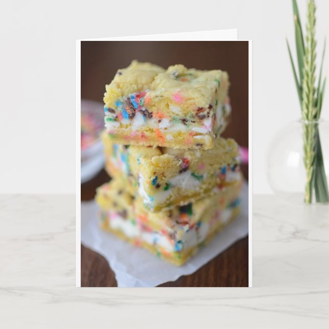 Tarjeta de cumpleaños de Funfetti (Anverso)