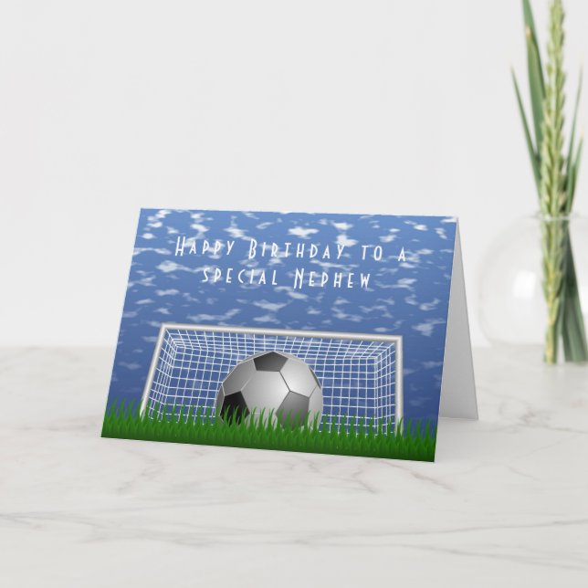 Tarjeta de cumpleaños de fútbol (Anverso)