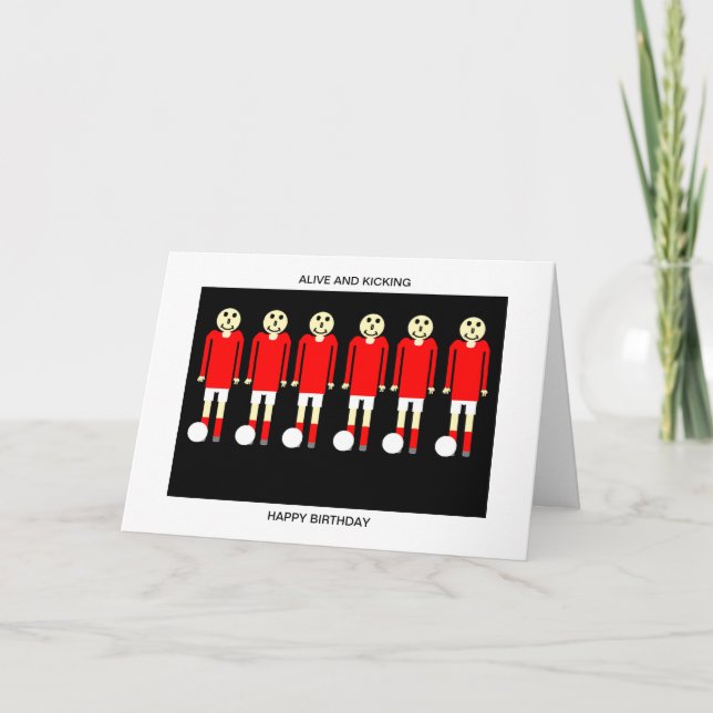 TARJETA DE CUMPLEAÑOS DE FÚTBOL (Anverso)