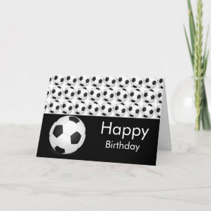 Tarjeta de cumpleaños de fútbol