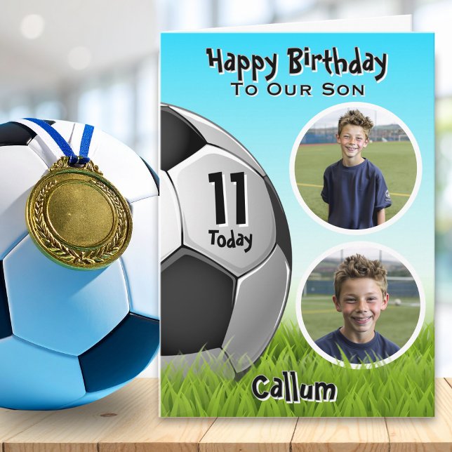 Tarjeta de cumpleaños de fútbol para cualquier eda (Subido por el creador)